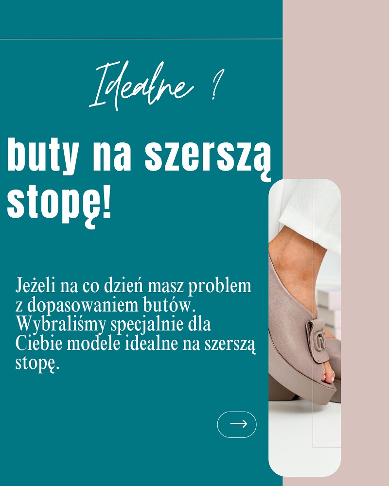 Jeśli tak jak ja masz szerszą stopę i często trudno Ci dobrać buty…
To spokojnie – mam coś dla Ciebie. Wybrałam kilka modeli, które świetnie sprawdzają się przy wymagających stopach – są wygodne, nic nie uciska i wciąż wyglądają bardzo kobieco.

Testuję każdy z nich na sobie, więc wiem, co polecam.

Chcesz link do tych butów?
Napisz w komentarzu – podeślę Ci konkretne propozycje. Albo pełną listę modeli, które będą idealne, jeśli Twoje stopy potrzebują więcej przestrzeni i komfortu.

#skórzanebuty #butydamskie #wygodnebuty #nowakolekcja