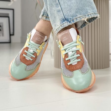 Pastelowe Sneakersy Hispanitas Skórzane CHV253869 27171